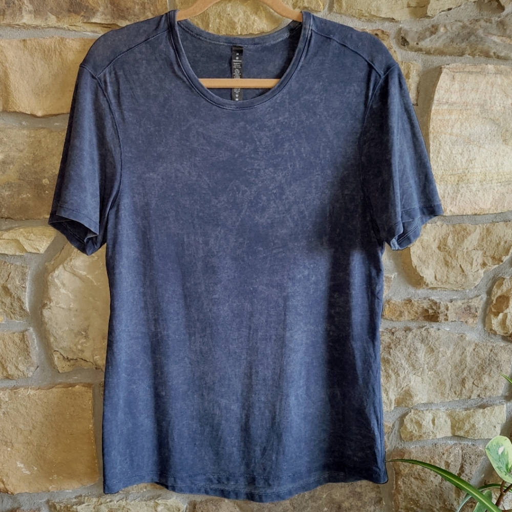 Lululemon 5 Year Basic Tee M *Cloudy Wash* Cloudy Wash True Navy